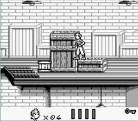 une photo d'Ã©cran de Tintin - Le Temple du Soleil sur Nintendo Game Boy